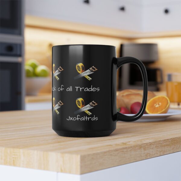 Jack of All Trades Black Mug - 15oz Coffee Cup for DIY Lovers - Image 6